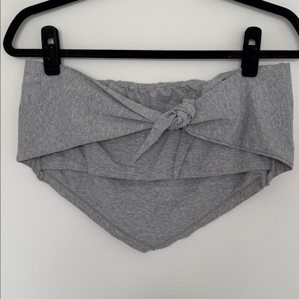 Hype & Vice Indiana University Hoosiers Gray Bandana Top - Size M - Picture 3 of 5